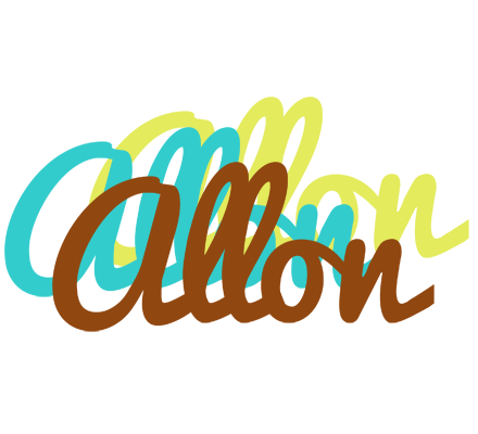 Allon cupcake logo