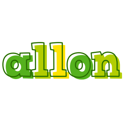 Allon juice logo