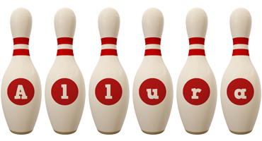 Allura bowling-pin logo