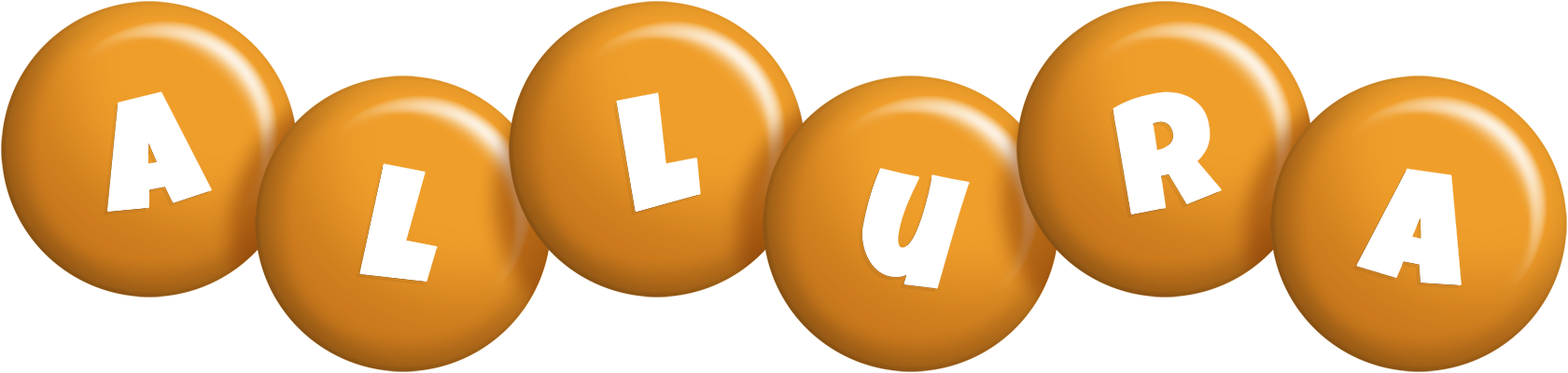 Allura candy-orange logo
