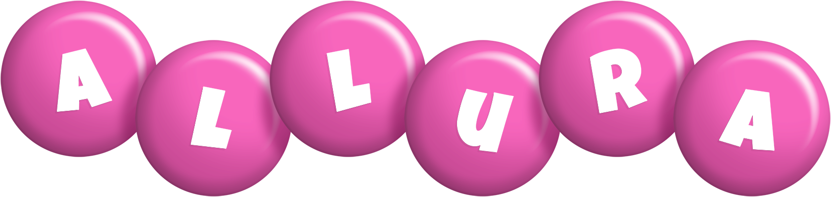 Allura candy-pink logo