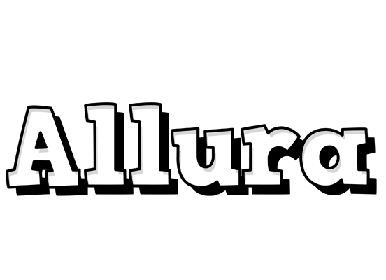 Allura snowing logo