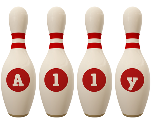Ally bowling-pin logo