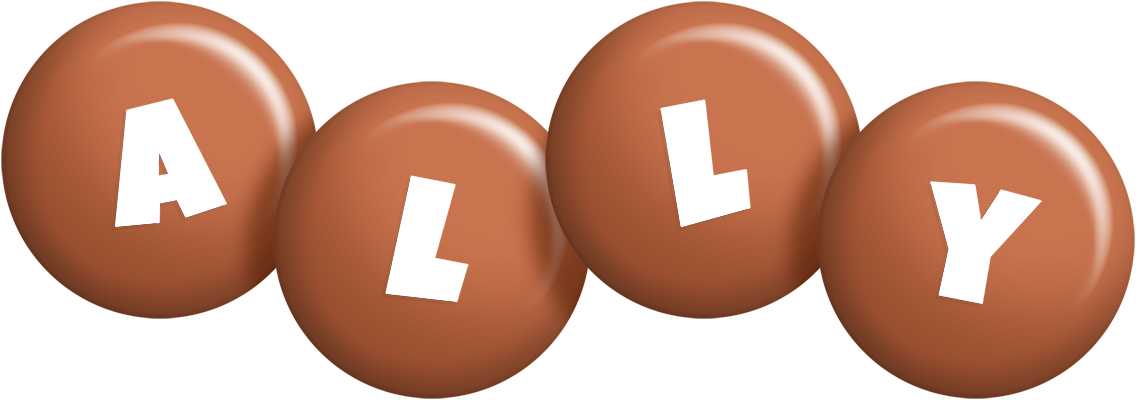 Ally candy-brown logo