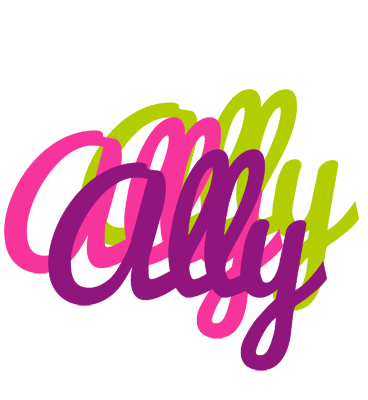 Ally flowers logo