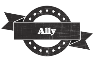 Ally grunge logo