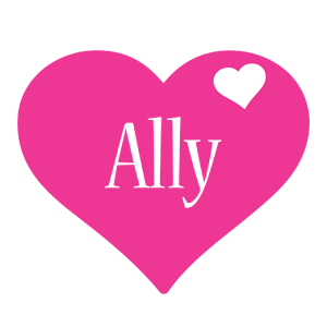 Ally love-heart logo