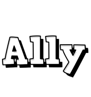 Ally snowing logo