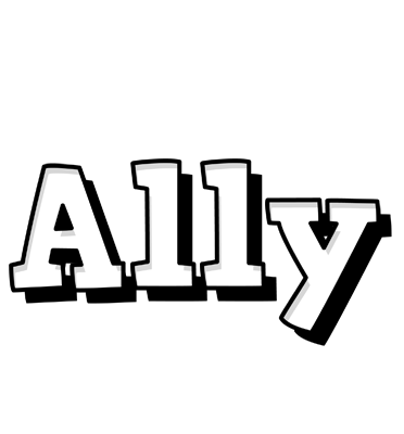 Ally snowing logo