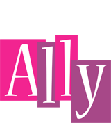 Ally whine logo