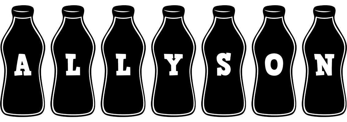 Allyson bottle logo