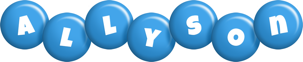 Allyson candy-blue logo