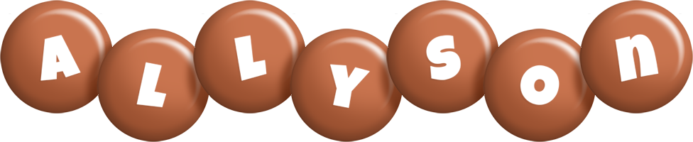 Allyson candy-brown logo