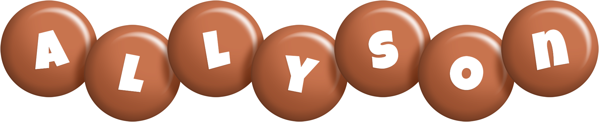 Allyson candy-brown logo