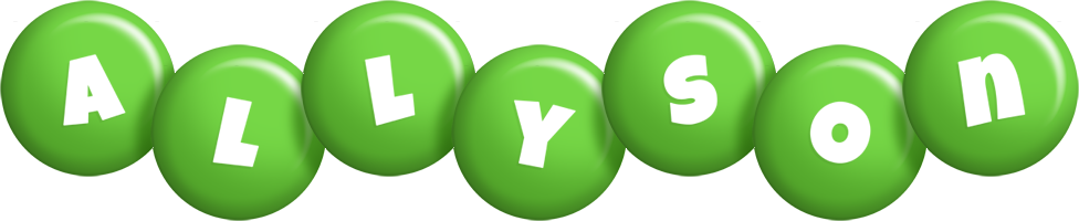 Allyson candy-green logo