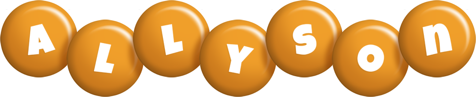 Allyson candy-orange logo