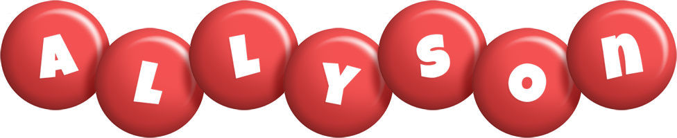 Allyson candy-red logo