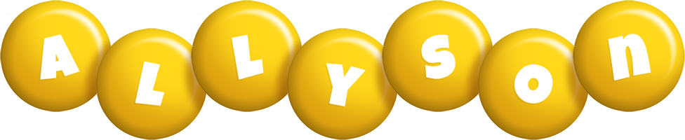 Allyson candy-yellow logo