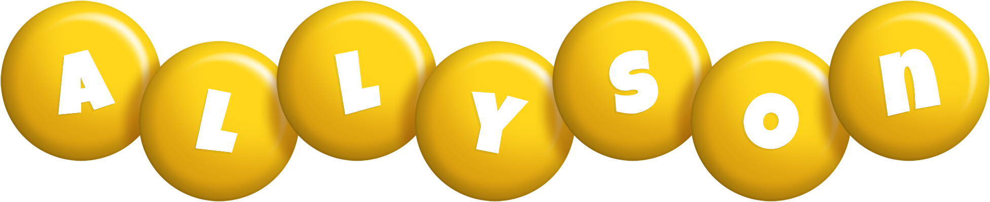 Allyson candy-yellow logo