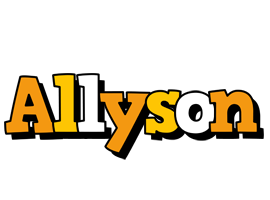 Allyson cartoon logo