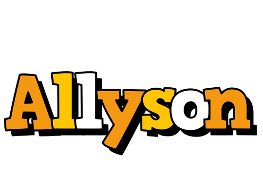 Allyson cartoon logo