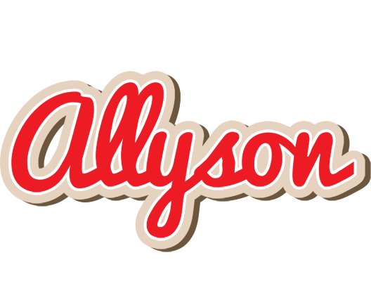 Allyson chocolate logo
