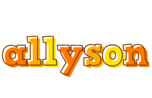 Allyson desert logo