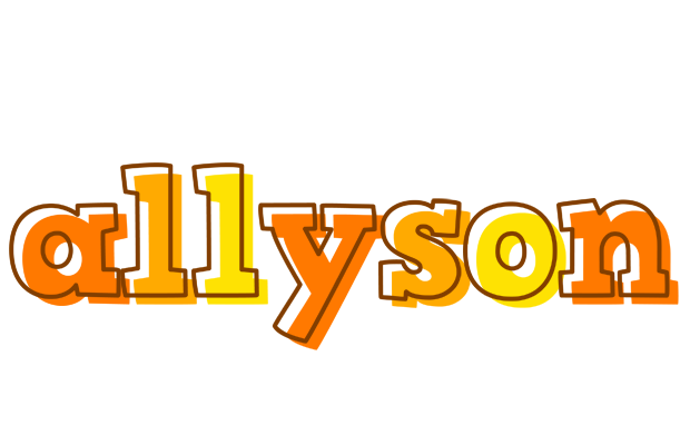 Allyson desert logo
