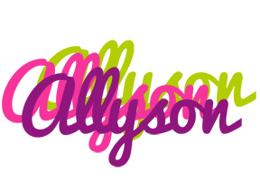 Allyson flowers logo