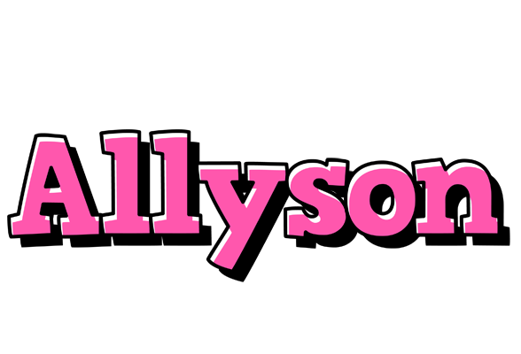 Allyson girlish logo
