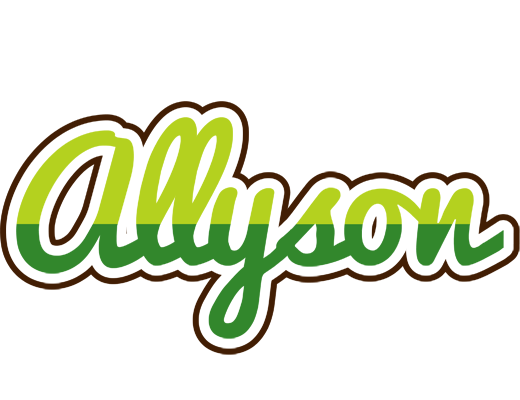 Allyson golfing logo