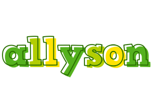 Allyson juice logo