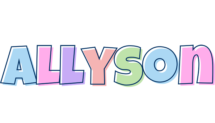 Allyson pastel logo