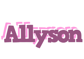 Allyson relaxing logo