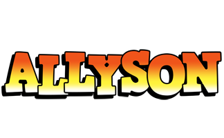 Allyson sunset logo