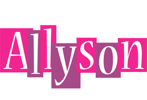 Allyson whine logo