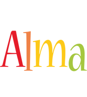 Alma birthday logo