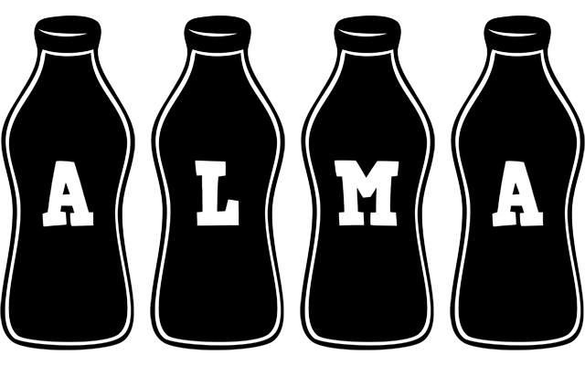 Alma bottle logo