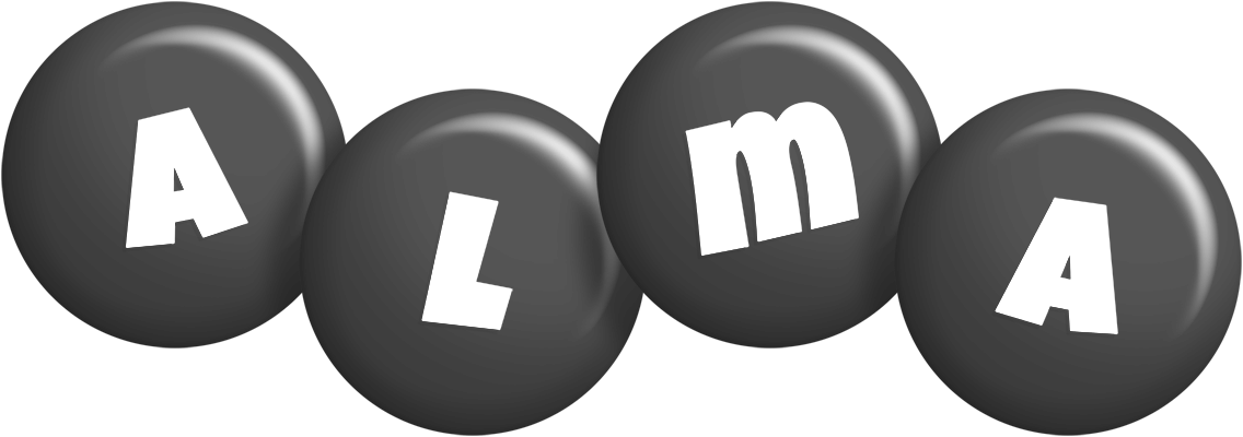 Alma candy-black logo