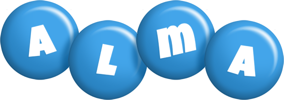 Alma candy-blue logo