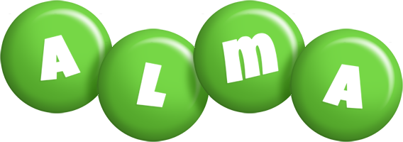 Alma candy-green logo