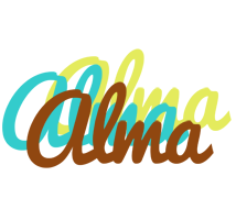 Alma cupcake logo