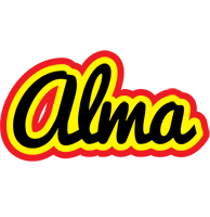 Alma flaming logo