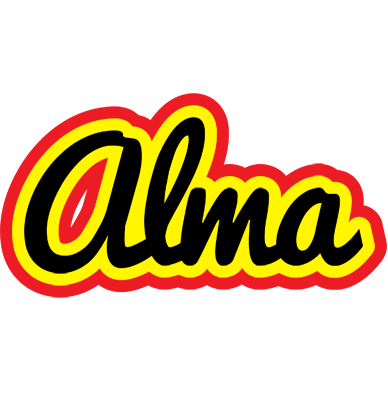 Alma flaming logo
