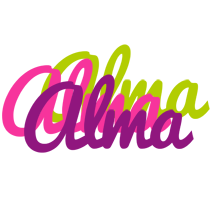 Alma flowers logo
