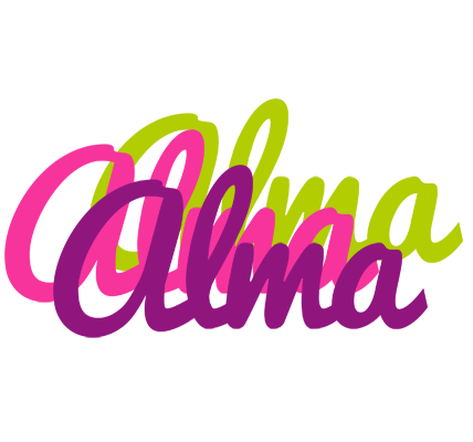 Alma flowers logo