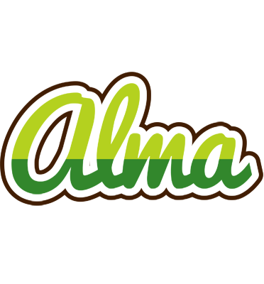 Alma golfing logo