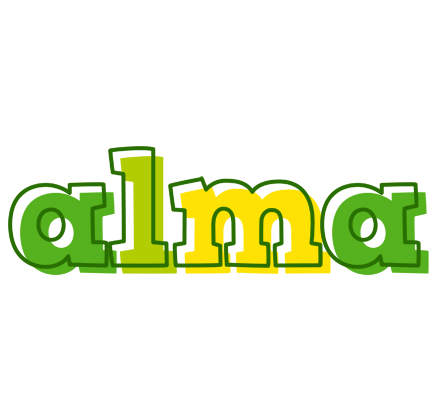 Alma juice logo