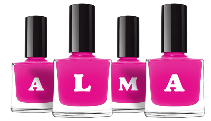 Alma nails logo