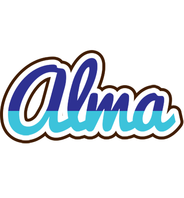 Alma raining logo
